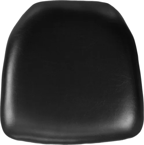 Miniatura 14 de Flash Furniture Cojín para silla Chiavari de vinilo negro duro