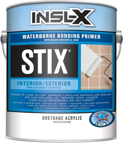 INSL-X SXA11009A-01 Stix acrílico preparador de adhesión acuoso, 1 galón, blanco