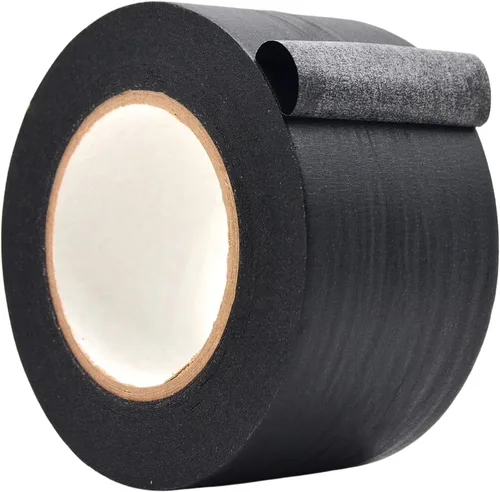 Miniatura 24 de WOD MTC5 Cinta de Enmascarar de Color, Negro, 1 pulgada x 60 yardas. Cinta Colorida para Maestros y Pintores para Arte y Manualidades Divertidas