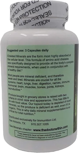 Miniatura 3 de The Doctor Within - Total Complete Minerals - 90 Cápsulas Vegetarianas