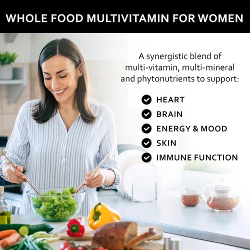 Miniatura 2 de Primitive Scientific Multivitamínico integral para mujeres (120 cápsulas vegetarianas) para salud holística, multivitamínico natural para mujeres