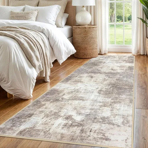 Miniatura 633 de IOHOUZE Alfombra abstracta lavable de 3 x 12 pies para pasillos, antideslizante para cocina, camino de entrada de lana sintética para interiores