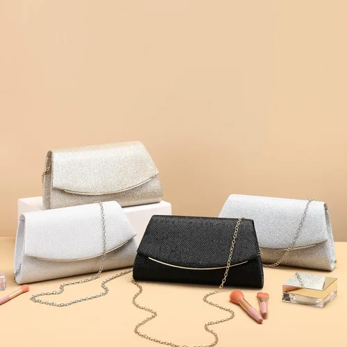 Miniatura 4 de ZHANNI - Bolsa de noche para mujer y mujer con cadena desmontable