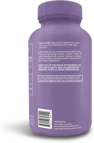 Miniatura 3 de Terra Health Essentials Probióticos avanzados 50 mil millones de UFC Reduce la hinchazón y los gases, apoyo inmunológico Suministro para 30