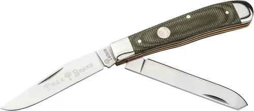 Miniatura 11 de BÖKER Serie Tradicional 2.0 Trapper, Hojas Duales CPM-D2, Junta Deslizante, Fabricado en Solingen, Alemania (Modelos 2024)