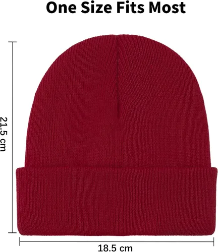 Miniatura 2 de Cooraby Gorro de invierno cálido gorro de punto suave para hombres o mujeres
