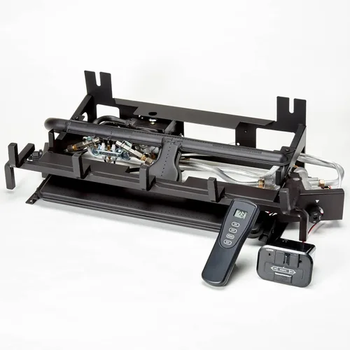 Miniatura 9 de Duluth Forge Juego de troncos de gas de combustible dual sin ventilación, 30 pulgadas, roble dividido, 33,000 BTU, control remoto, modelo # DLS-30R-1