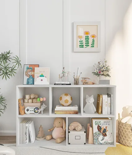 Miniatura 10 de Montessori - Estantería para libros, organizador de almacenamiento de juguetes para niños pequeños, para aula, sala de juegos, habitación de niños