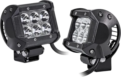 Miniatura 15 de Faro delantero de 4" LAMPHUS Cruizer de 18W, LED CREE para auto y motocicleta, 4", Inundación