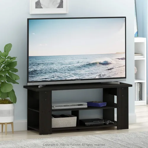 Miniatura 6 de Furinno JAYA - Soporte para TV, roble francés, gris/negro Roble Francés/Negro