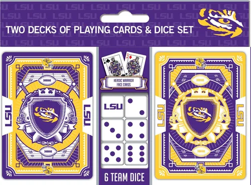 Miniatura 9 de MasterPieces Game Day - NCAA Texas A&M Aggies - Paquete de 2 cartas de juego y dados - Juego con licencia oficial para adultos y familia