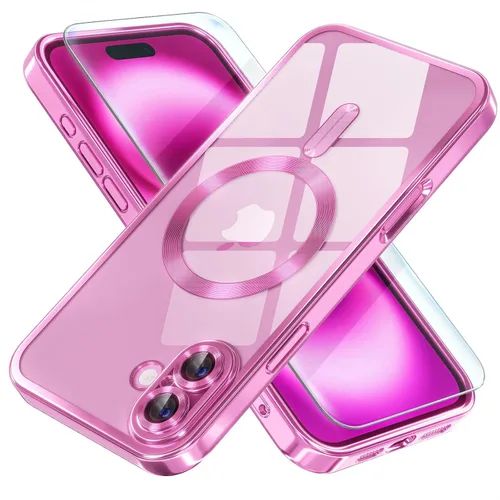 Miniatura 69 de Misea Funda magnética para iPhone 14 compatible con MagSafe [nunca amarillenta] [protección contra caídas de grado militar] protector completo