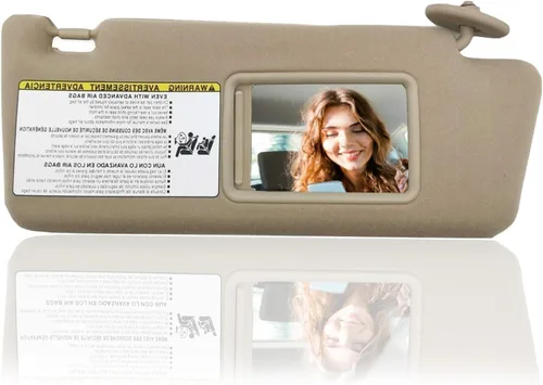 SAILEAD - Visera solar para el lado derecho del pasajero compatible con Toyota Tacoma 2005 2006 2007 2008 2009 2010 2011 2012 Ensamblaje de visera