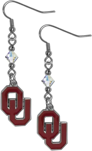 Miniatura 25 de Siskiyou Sports Pendientes colgantes de cristal de la NCAA