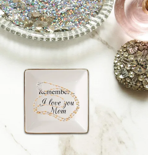 Miniatura 31 de Simply Charmed Amo Mi Abuela – Divertido regalo español para el Día de la Madre para la abuela de cerámica o soporte para anillos – Elegante bandeja