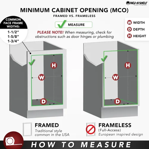 Miniatura 6 de Rev-A-Shelf RV-1024-52 - Recipiente de cocina de recambio de 27 cuartos de galón, plástico, blanco