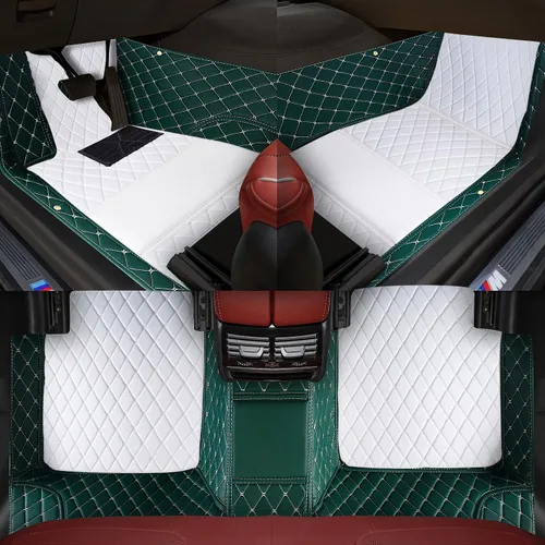 Miniatura 47 de Alfombrillas de lujo para todo tipo de clima, ajuste personalizado, rojo puro, juego de 4