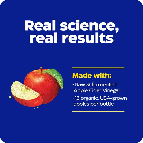 Miniatura 6 de Enzymedica Suplemento de vinagre de sidra de manzana para mujeres y hombres, gomitas de vinagre de sidra de manzana con madre, 1000 mcg de vitamina