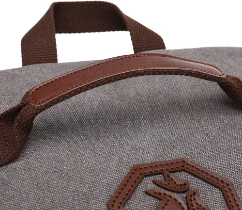 Miniatura 8 de Kalesi Mochila Bolsa de Lona para Gimnasio 4 Vías Impermeable con Compartimento para Zapatos para Viaje Deporte Senderismo Laptop, Gris Vintage
