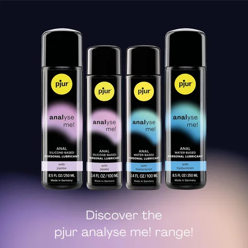 Miniatura 5 de pjur Analyse me! Lubricante personal relajante a base de silicona con jojoba natural, lubricante sexual para hombres, mujeres y parejas - 3.4 fl oz