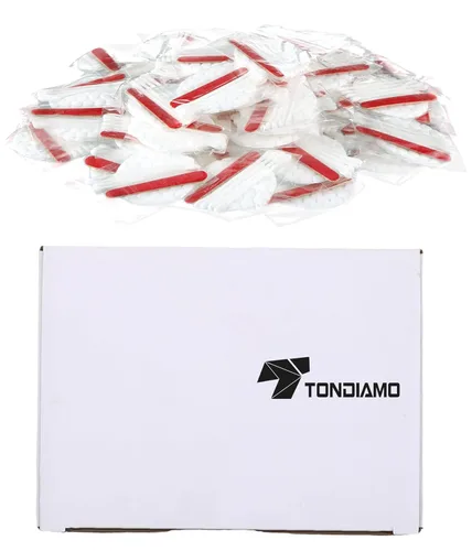 Miniatura 8 de Tondiamo Juego de 100 piezas de tocador de hotel envueltas individualmente, artículos de hospitalidad desechables de tamaño de viaje, incluye