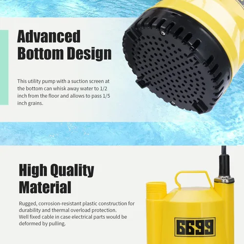 Miniatura 4 de Kit de limpieza y descalcificación para calentadores de agua sin tanque 6699 Incluye bomba sumergible de uso general con adaptadores, cubeta de 3