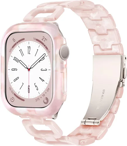 Miniatura 19 de Correa ligera de Apple Watch para Apple Watch, de resina en forma de D, compatible con hebilla de acero inoxidable para Apple Watch Ultra 2, 1