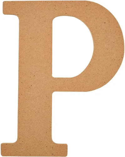 Miniatura 24 de Plaid Letra de madera sin terminar, superficie de madera de 5" perfecta para proyectos de bricolaje, artes y manualidades, 63572