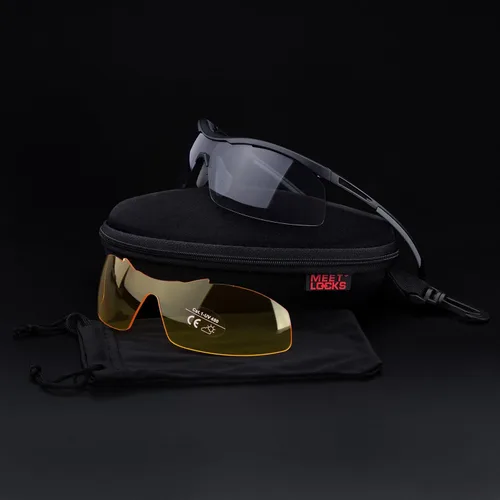 Miniatura 8 de MEETLOCKS Gafas de sol deportivas resistentes a los arañazos con marco TR90 elástico