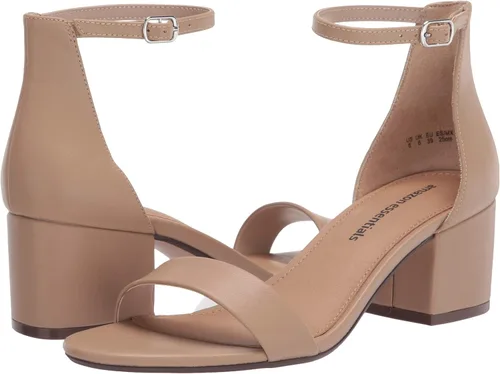 Miniatura 7 de Tienda Essentials - Sandalias de tacón con dos correas para mujer
