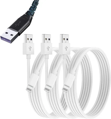 Miniatura 10 de Paquete de 4 cables USB C a Lightning de 6 pies, cable de carga rápida para iPhone 14, repuesto para el cable de carga original de Apple para iPhone