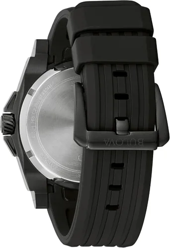 Miniatura 3 de Bulova Men's Icon 3-Hand Calendar Watch with Black Polyurethane Strap, Precisionist, Luminous Markers, 300M WR