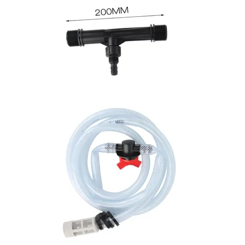 Miniatura 6 de Venturi - Kit de inyector de fertilizante de 1 pulgada, sistema de riego por goteo eficiente con tubo de agua para césped, jardín, invernadero