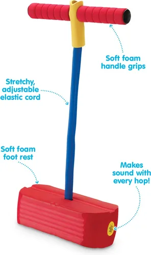 Miniatura 3 de Kidoozie Puente de espuma Pogo - Juego en interiores y exteriores - Fomenta un estilo de vida activo - Hace sonidos chirriantes, capacidad de 250