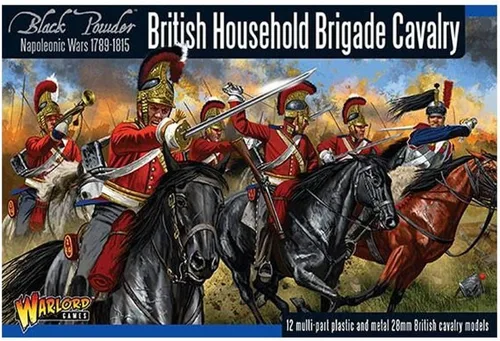 Warlord Games Wargames Delivered Black Powder Brigada Casa Británica Figuras de Caballería 18th & 19th Century Military Wargaming Plastic Model Kit