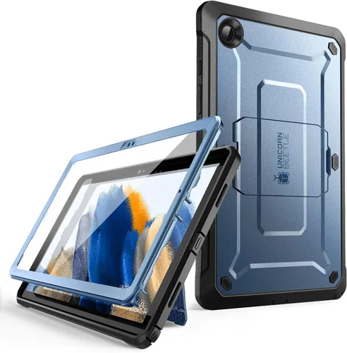 Miniatura 9 de SUPCASE Funda para Galaxy Tab A8 con soporte (Unicorn Beetle Pro), [protector de pantalla integrado] Funda protectora de cuerpo completo resistente