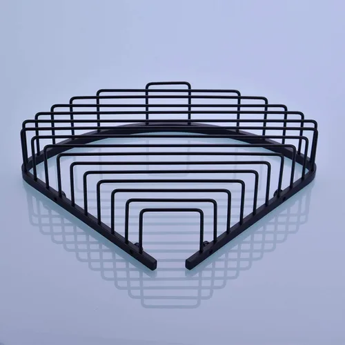 Miniatura 4 de Cesta de ducha de acero inoxidable 304, organizador de baño, organizador de pared, acabado chapado en negro mate, resistente