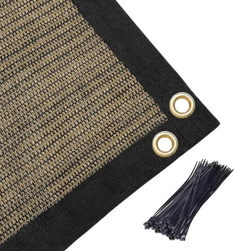 Miniatura 6 de Amagenix Cubierta de Sombra para Pérgola 90% 4' X 5' Tela de Sombra Solar Moca con Ojales GN03 para Jardín Exterior, Patio, Porche, Grado Comercial