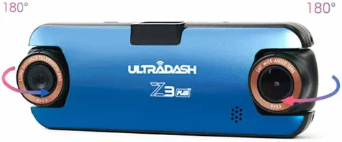 Miniatura 5 de UltraDash Z3+ Commercial Edition - Cámara de tablero de doble lente para viaje compartido, taxi, camión, ambulancia, policía, conductores