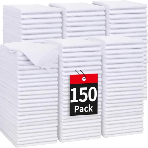 Miniatura 30 de Toallas de microfibra para automóviles, paquete de 24 paños de limpieza de microfibra, toallas de limpieza de 11.5 x 11.5 pulgadas, absorbentes a