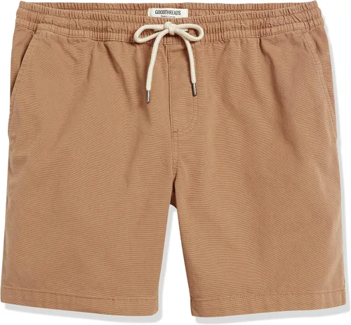 Miniatura 5 de Goodthreads Pantalones cortos de lona elástica para hombre de ajuste ajustado de 7 pulgadas