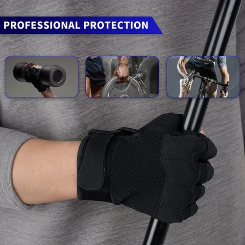 Miniatura 7 de Guantes sin dedos Fioretto para Airsoft, tiro, medio dedo, caza, senderismo, ciclismo, conducción, motocicleta, escalada, guantes de trabajo M210603