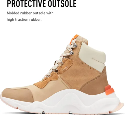 Miniatura 4 de Sorel Botas Kinetic RNEGD Conquest para mujer, botas de invierno de cuero impermeables