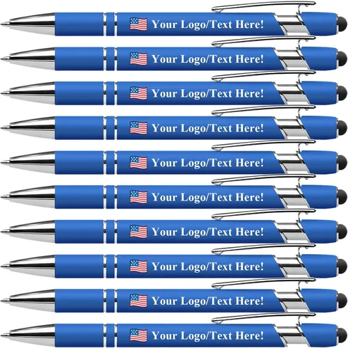 Miniatura 13 de Bolígrafos personalizados con lápiz capacitivo, bolígrafos personalizados impresos con tu logotipo o mensaje, ideales para regalos, promociones