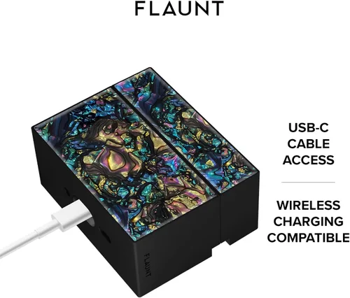 Miniatura 4 de Flaunt Funda cuadrada oficial para AirPods Pro 3 con anillo plateado, compatible con AirPods Pro de 3ª generación, carga inalámbrica, ligera y a