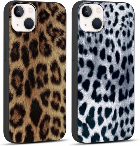 Miniatura 40 de Paquete de 2 Fundas de Teléfono Bonitas con Estampado de Guepardo para Apple iPhone 13 Pro Max de 6.7 Pulgadas, Fundas de Diseño
