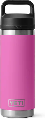 Miniatura 40 de YETI Rambler Botella de 18 oz, aislada al vacío, de acero inoxidable con tapa Chug, negro