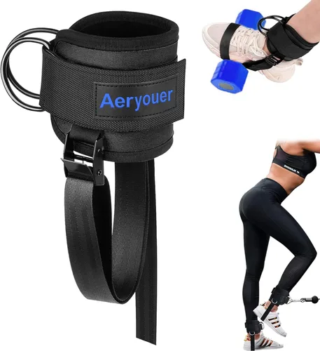 Miniatura 8 de Dumbbell Foot Attachment, Tibialis Trainer, Adjustable Ankle Weights, Leg Workouts at Home for Hip Flexors,Ankle Straps for Weight Lifting,Shin