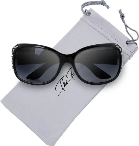 Miniatura 2 de The Fresh Gafas de sol clásicas de moda con diamantes de imitación de moda con caja de regalo