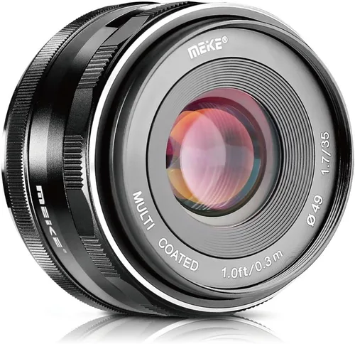 Miniatura 3 de Meike Lente APSC de enfoque manual de gran apertura de 1.378 in f1.7 compatible con cámara sin espejo Fujifilm X Mount X-T3 X-H1 X-Pro2 X-E3 X-T1